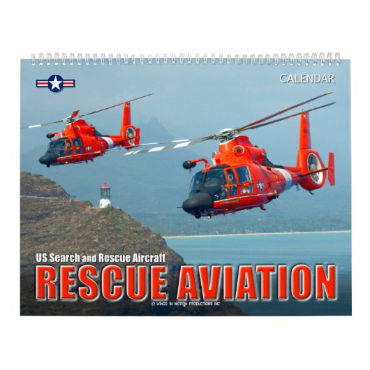 Calendrier AVIATION secourue - Aéronefs US SAR (Protection)