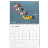 Calendrier AVIATION secourue - Aéronefs US SAR (Mar 2026)