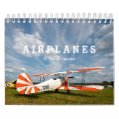 Calendrier Avions anciens Biplanes 12 Mois Petits  (Protection)