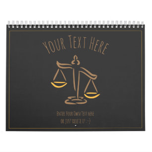 Calendrier Avocat Procureur Juge Cabinet d'avocats / Bu