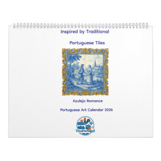 Calendrier Azulejo Romance Portuguese Art Calendar 2026