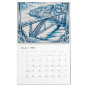 Calendrier Azulejo Romance Portuguese Art Calendar 2026 (Jan 2026)