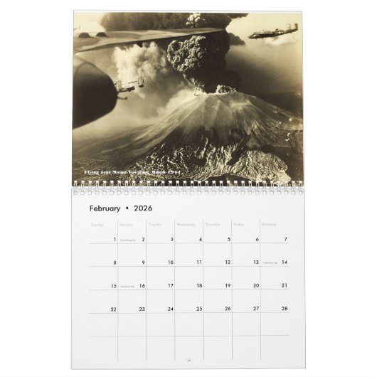 Calendrier B-25 Mitchell (Feb 2026)