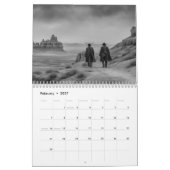 Calendrier B/W des cowboys (Feb 2027)