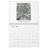 Calendrier back-cerveau VI, 2025, deux pages (Mar 2026)