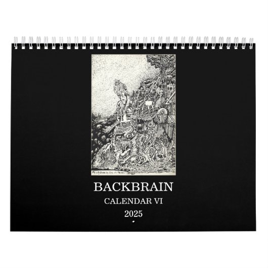 Calendrier back-cerveau VI, 2025, deux pages (Protection)