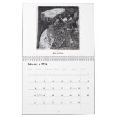 Calendrier back-cerveau VI, 2025, deux pages (Feb 2026)