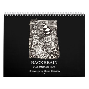 Calendrier Backbrain 2026 (double page)