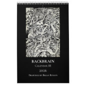 Calendrier Backbrain Calendar III 2026 (Single Page) (Protection)