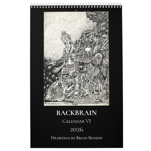 Calendrier Backbrain Calendar VI, 2026, Single Page (Protection)