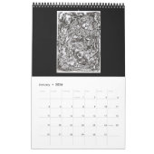 Calendrier backbrain II 2024 (Page simple, Moyen) (Jan 2026)