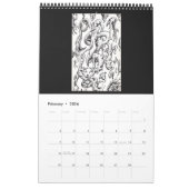 Calendrier backbrain II 2024 (Page simple, Moyen) (Feb 2026)