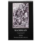 Calendrier backbrain II 2024 (Page simple, Moyen) (Protection)