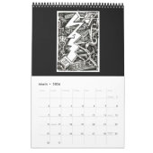 Calendrier backbrain II 2024 (Page simple, Moyen) (Mar 2026)