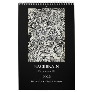 Calendrier Backbrain III 2026 (une seule page)