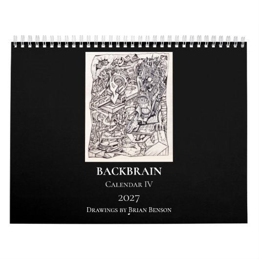 Calendrier Backbrain IV 2024 Double page (Protection)