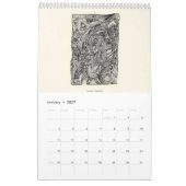 Calendrier Backbrain IV 2026, une seule page (Jan 2027)