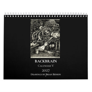 Calendrier Backbrain V, 2027, Double Page, Moyen