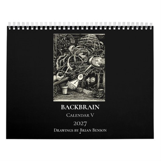 Calendrier Backbrain V, 2027, Double Page, Moyen (Protection)