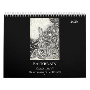 Calendrier Backbrain VI, 2026, Double Page