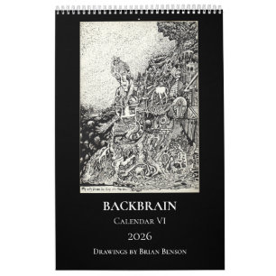 Calendrier Backbrain VI, 2026, Page unique