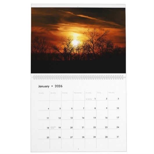 Calendrier Backroads & Small Towns - KMongtomery Calendar (Jan 2026)