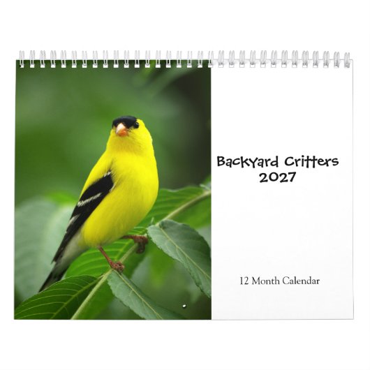Calendrier Backyard Critters 2027 (Protection)