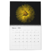 Calendrier Backyard Flowers 10 Color Version (Feb 2026)