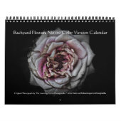Calendrier Backyard Flowers No 110 Color Version (Protection)
