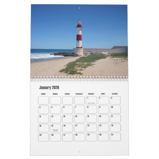 Calendrier Bahia Brésil (Jan 2026)