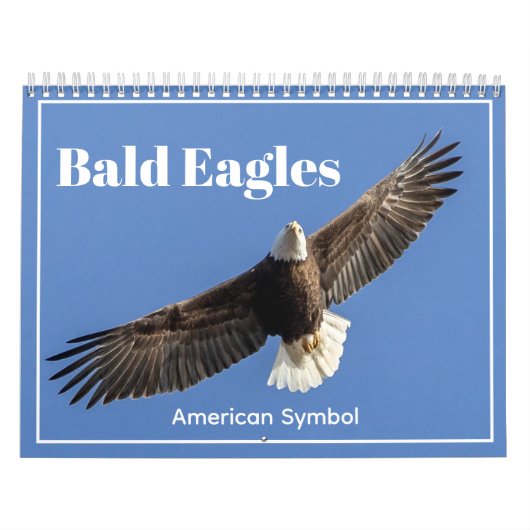Calendrier Bald Eagles, American Symbol Calendar (Protection)