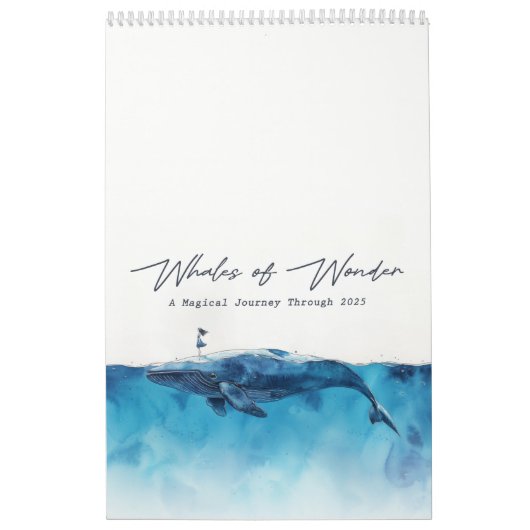 Calendrier Baleines de Merveille 2025 (Protection)
