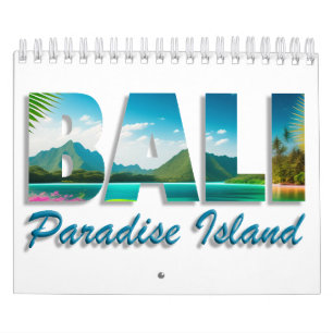 Calendrier Bali Indonésie est Paradise Island 12 mois