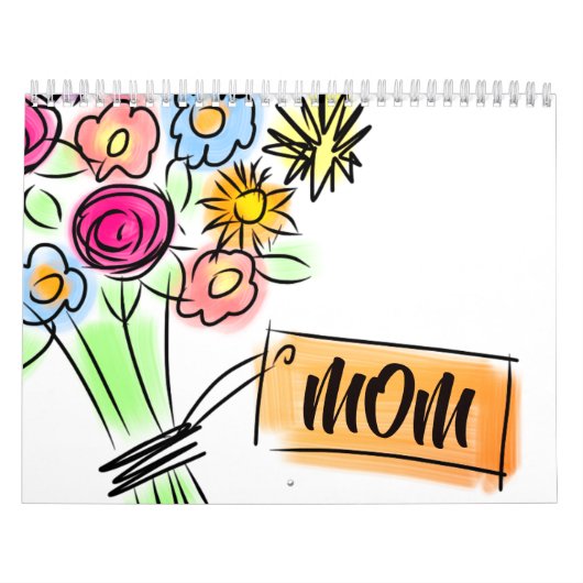 Calendrier Balise Fleurs pour maman (Protection)