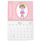 Calendrier Ballet Girls Ballerina (Jan 2027)