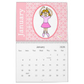 Calendrier Ballet Girls Ballerina (Jan 2026)