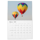 Calendrier Ballon à air chaud 2026 (Feb 2027)