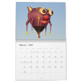 Calendrier Ballons à air chaud 2026 (Feb 2027)