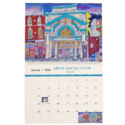 Calendrier Baltimore 2026 (Jan 2026)