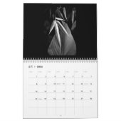 Calendrier Bambou noir et blanc Zen 2025 (Feb 2026)
