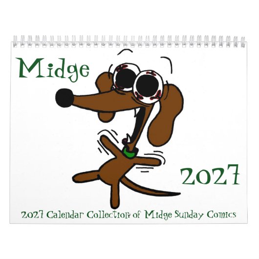 Calendrier 'Bandes dessinées du dimanche de Midge (Protection)