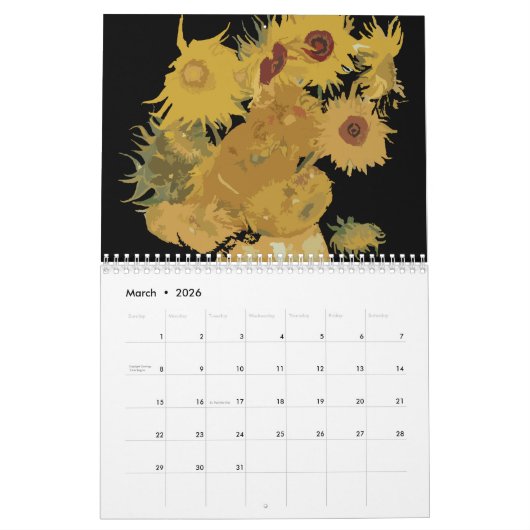 Calendrier Banquet Tea Garden Surprise Party Block 2024 (Mar 2026)