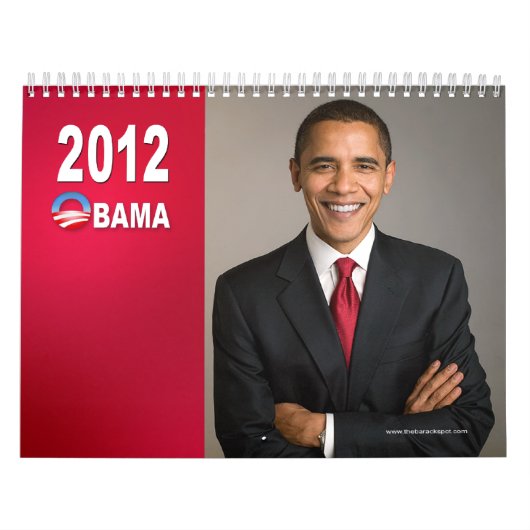 Calendrier Barack Obama 2012 Collectionnable Keepsaké Calendr (Protection)