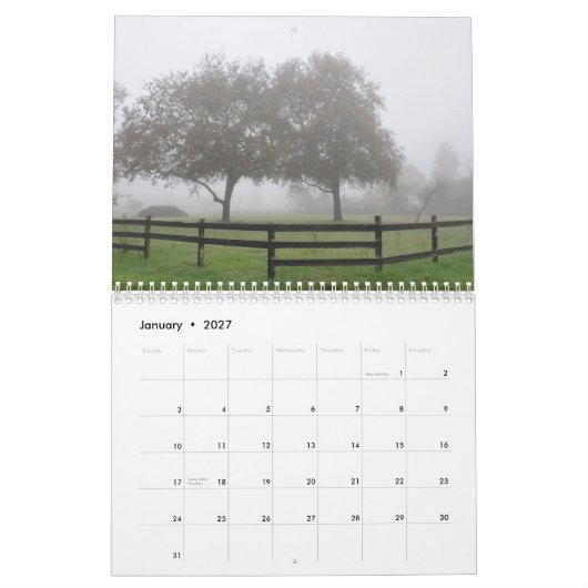 Calendrier Barbara Hall - voyages : Maison et à l'étranger, (Jan 2027)