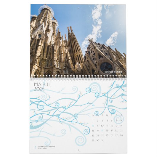 Calendrier Barcelone (Mar 2026)