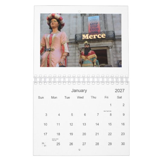 Calendrier Barcelone 2011 (Jan 2027)