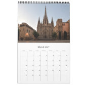 Calendrier Barcelone - Espagne - (Mar 2027)