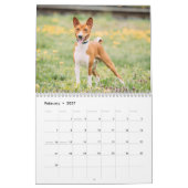Calendrier Basenji 2026 (Feb 2027)