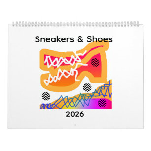 Calendrier Baskets Et Chaussures Amusants