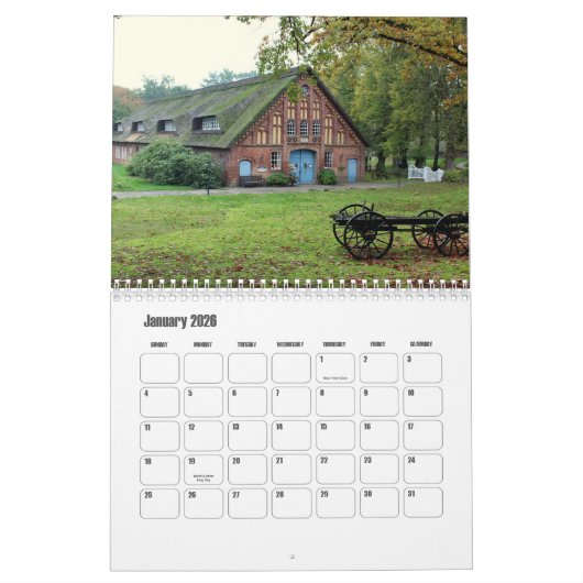 Calendrier Basse-Saxe-Allemagne (Jan 2026)